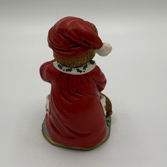 Danbury Mint Calendar Teddy Bear Figure DECEMBER Limited Edition USED - Picture 3 of 8